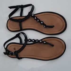 Black & White Sandals